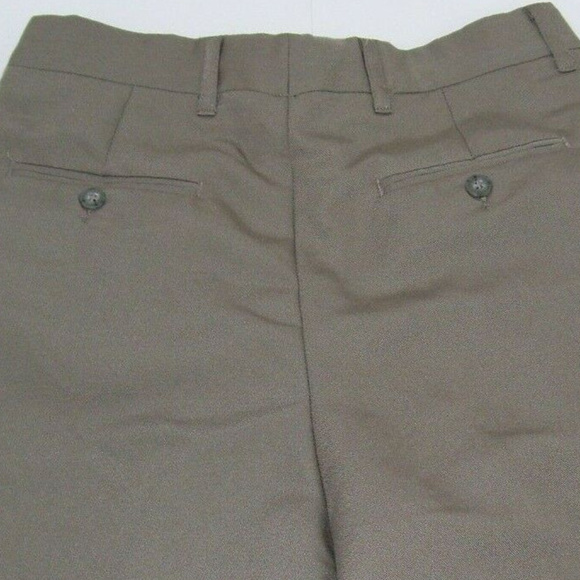 Claiborne Boys Pleated Slacks Taupe 20 Regular - Picture 6 of 8